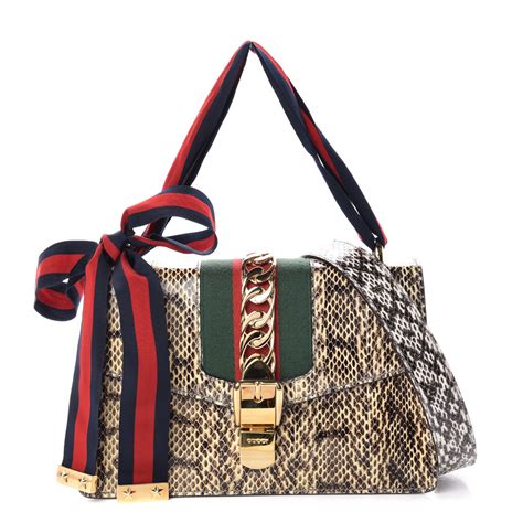 gucci bag snake clip|Gucci snakeskin bag.